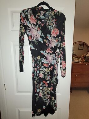 RACHEL Rachel Roy Floral Wrap Dress - NEVER WORN
